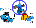 Smurfs Cursors preview