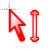 Vertical resize cursor