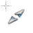 Black And White Diagonal Resize 2 cursor