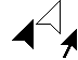 Windows XP Tailless Cursors preview