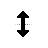 Vertical resize cursor
