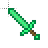 Minecraft Teal Sword (Animated) cursor