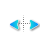 Horizontal resize cursor