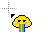 yellow rainbow cloud cursor