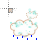 Nube azul lloviendo cursor