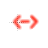 Horizontal resize cursor