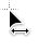 Horizontal resize cursor