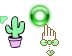 Green Heart Kawaii Cursors preview
