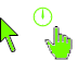 green Cursors cursor preview