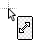 Paper Mario white diagonal resize 2 cursor