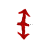 Vertical resize cursor