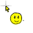 Dissapearing Smiley cursor