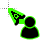 Black-Green_person cursor