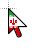 Iran flag cursor