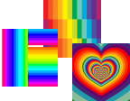 Rainbow Random Shapes Cursors preview