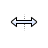 Horizontal resize cursor