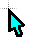 Mega chonk teal cursor