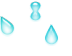 Droplet Mini Cyan Cursors preview