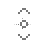 Vertical resize cursor