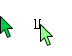 Green Cursors preview