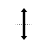 Vertical resize cursor