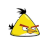 Angry bird yellow cursor