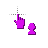Purple Person cursor