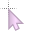 Large Pink HI cursor