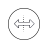 Horizontal resize cursor