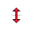 Vertical resize cursor