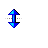 Vertical resize cursor