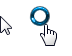 Windows 7 Super Inferior Medium Blue Cursors preview