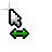 Horizontal resize cursor