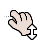 Vertical resize cursor