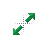 Diagonal resize 1 cursor
