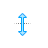 Vertical resize cursor