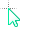 Windows 7 Infernal Light Teal Edit Cursors preview