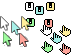 Rainbow Cursors preview