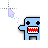 Pink and Blue Domo cursor