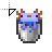 Blue Axolotl Bucket Minecraft cursor