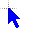 Blue-cursor cursor
