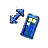Doctor Who Tardis Diagonal 2 cursor