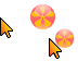 Binary Enchanced - Orange & Teal Cursors cursor preview
