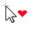 Red Heart BN Cursors preview