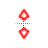 Vertical resize cursor