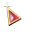 Right Ruby Triangle cursor