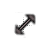 Simple Black and Grey Diagonal Resize 2 cursor