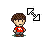 Diagonal 1 Leftie cursor