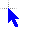 All blue cursor