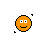 Orange Face Diagonal 2 cursor